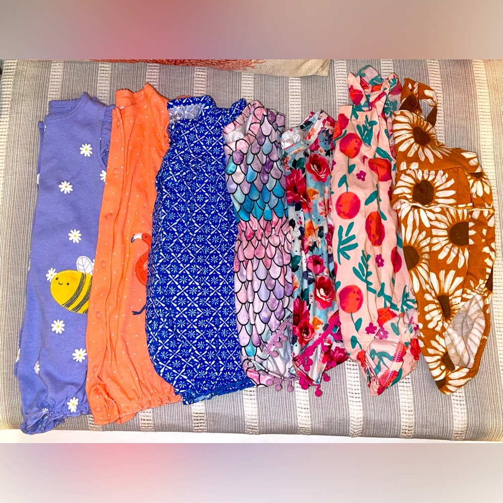 Baby Girl Romper Bundle